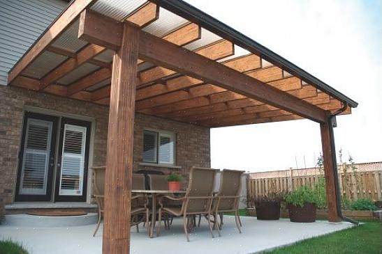 Torna-se importante escolher um projeto de telhado que melhor complementaria seu pátio existente