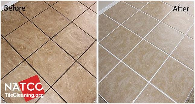 O piso de cerâmica terá pontos muito difíceis que uma máquina de piso rotativo ou um esfregão não pode