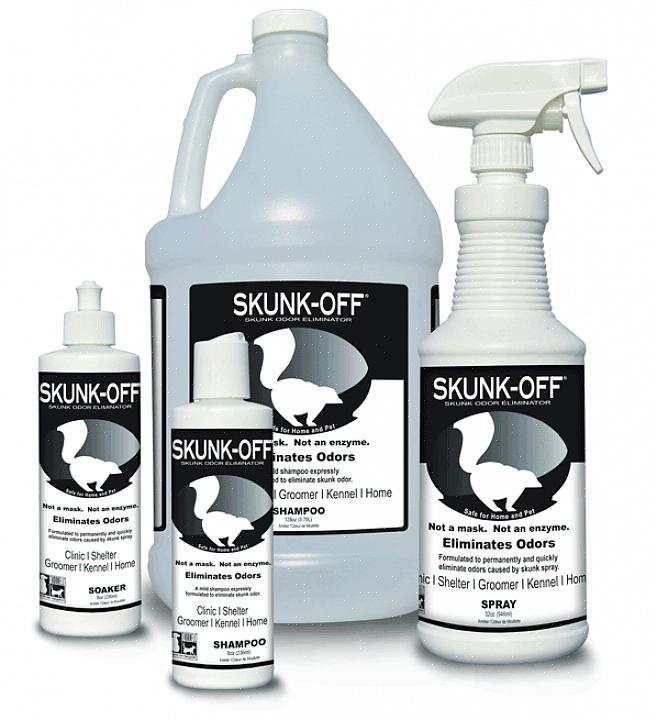Existem outros tipos de produtos de controle de skunk que você pode experimentar