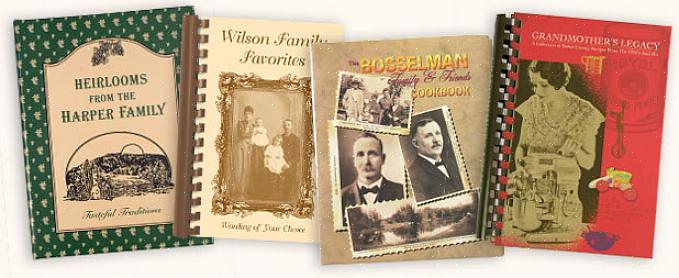 Um livro de receitas de lembrança de família é uma ótima maneira de transmitir uma adorável tradição