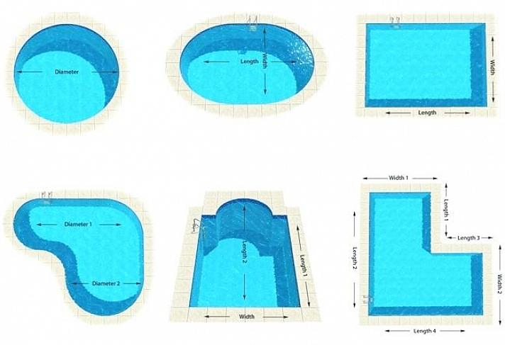 Veja como você pode calcular o volume da piscina em galões