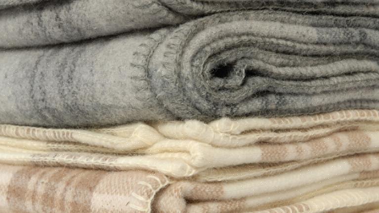 Você quer lavar seus cobertores de lã da maneira mais delicada possível
