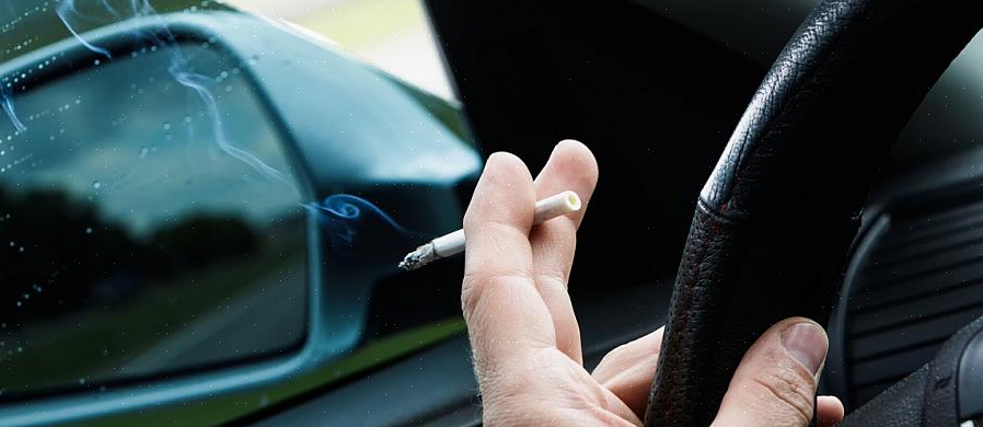 Então essa limpeza inicial deve remover muito do cheiro de cigarro de seu carro