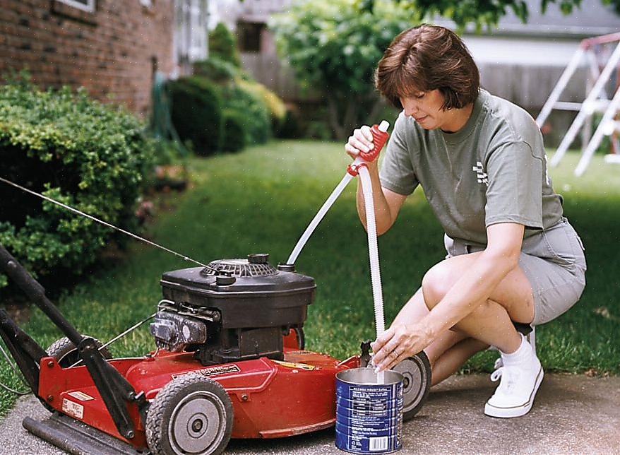 Seu cortador de grama precisa de gás para funcionar com eficiência