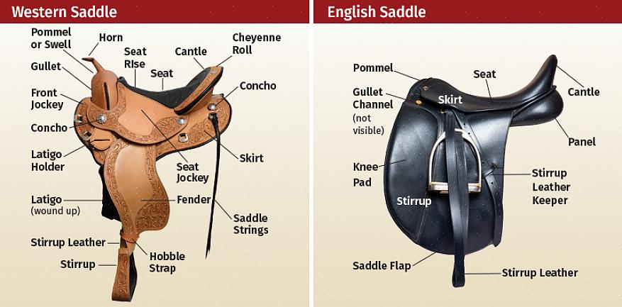 Para ter certeza de obter a funcionalidade ideal de uma sela inglesa