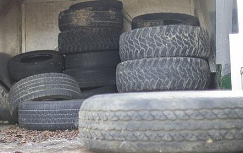 O que você vai fazer com os pneus dos carros velhos em sua casa