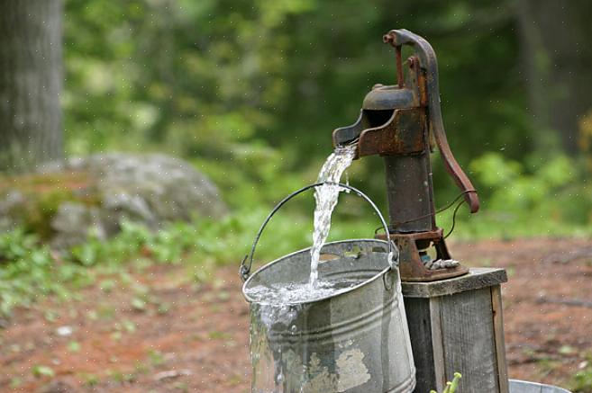 Como conservar água por métodos antiquados