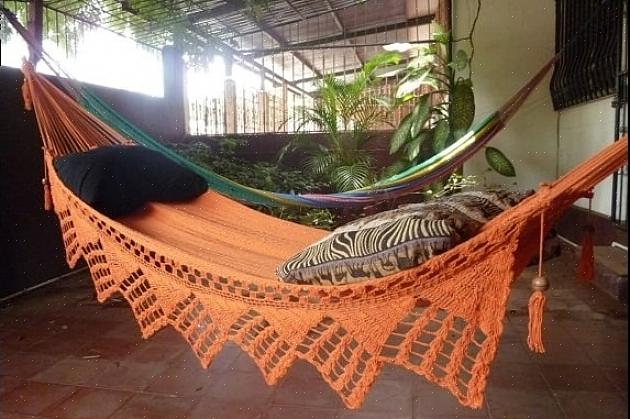 As redes maias são feitas de teares verticais