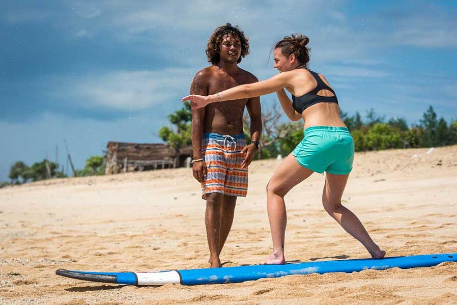 Eles podem ajudá-lo a encontrar uma boa praia para aprender a surfar