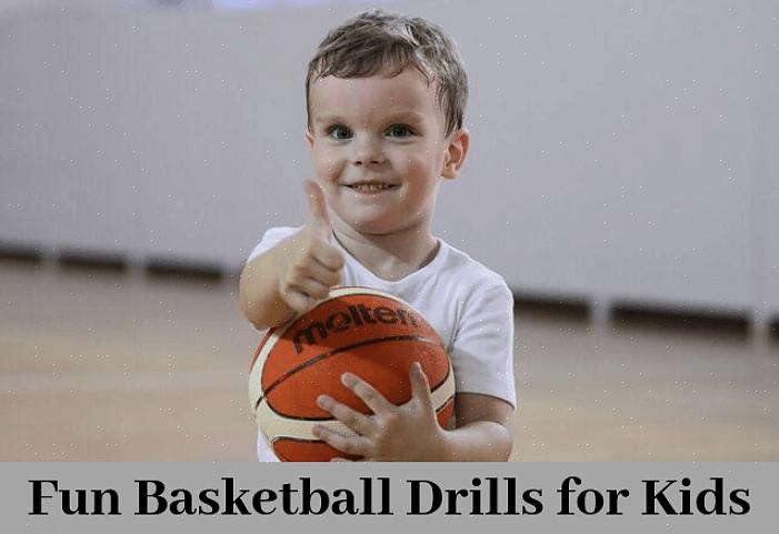 Torne os exercícios normais de basquete divertidos