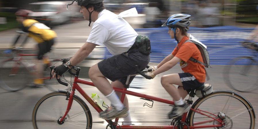 Teste o máximo de bicicletas tandem que puder