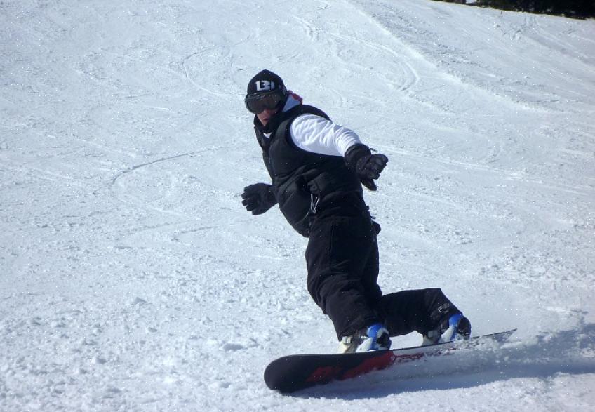 Uma das manobras básicas do snowboard a ser entendida