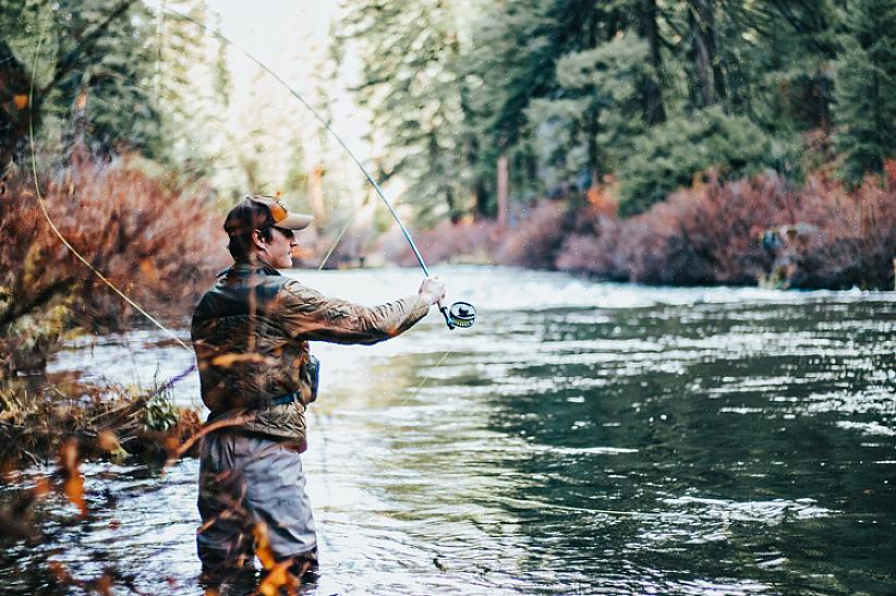 Um guia de pesca com mosca é parte instrutor