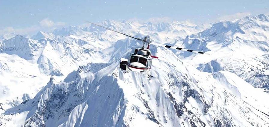 Digite "Colorado Heli Skiing" ou "British Columbia Heli Skiing" em seu mecanismo de busca favorito