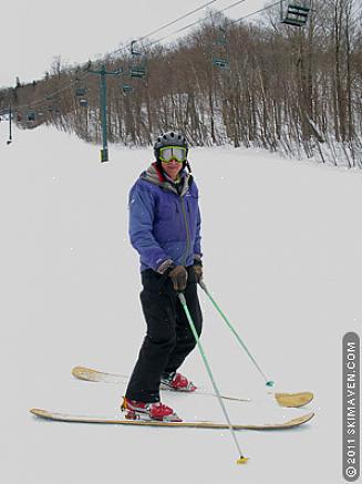 Os esquis da Telemark têm uma grande diferença em relação ao equipamento de esqui alpino