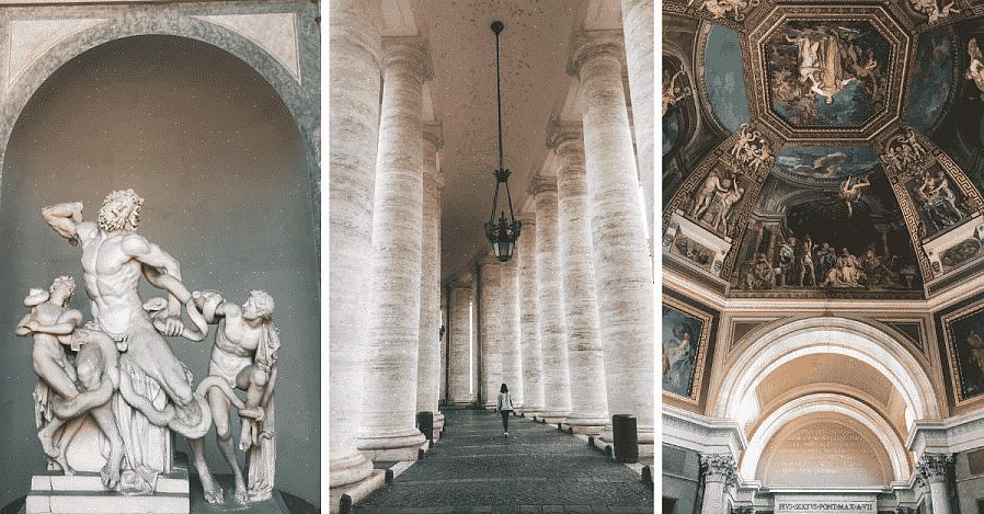 As duas estruturas mais importantes da Cidade do Vaticano (ver número 3)