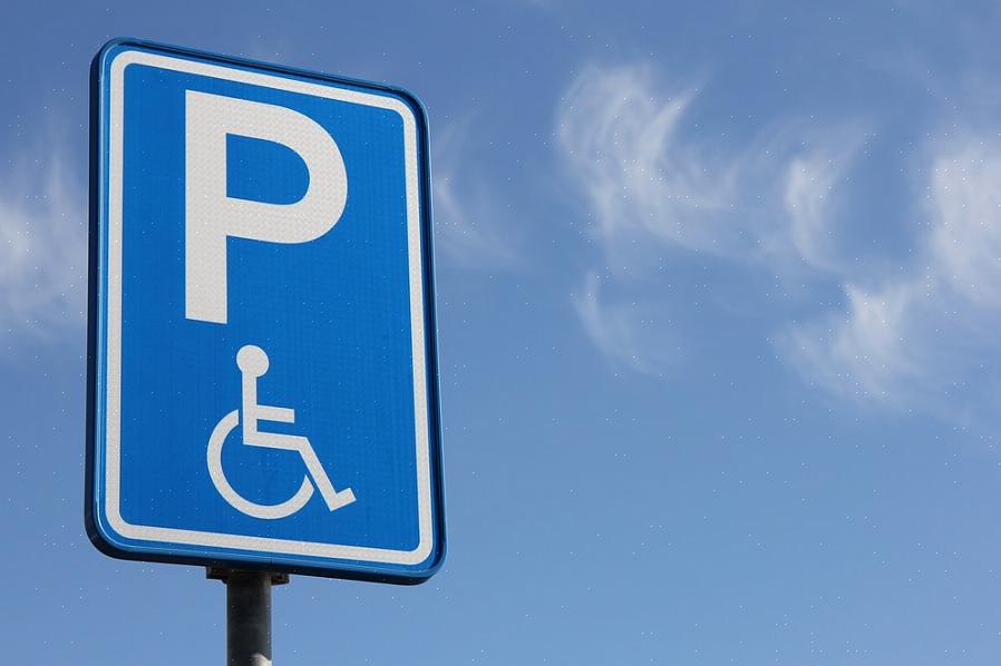 A Carolina do Sul emite autorização de estacionamento para deficientes (seja placa ou cartaz)