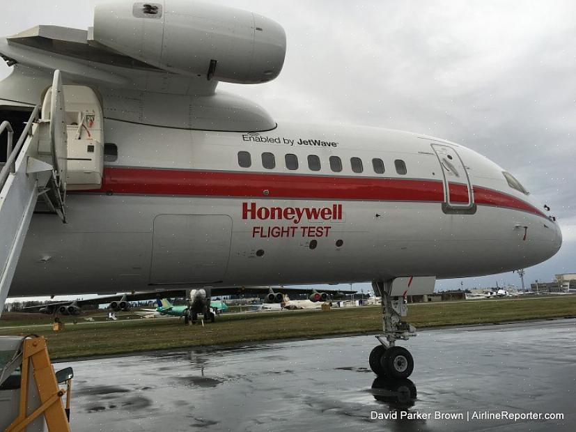 Um Boeing 757 é popularmente rotulado como a "senhora de pernas compridas" devido ao seu exterior longo