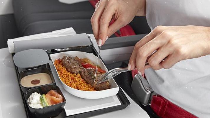 Você pode trazer sua própria comida para comer durante a longa viagem