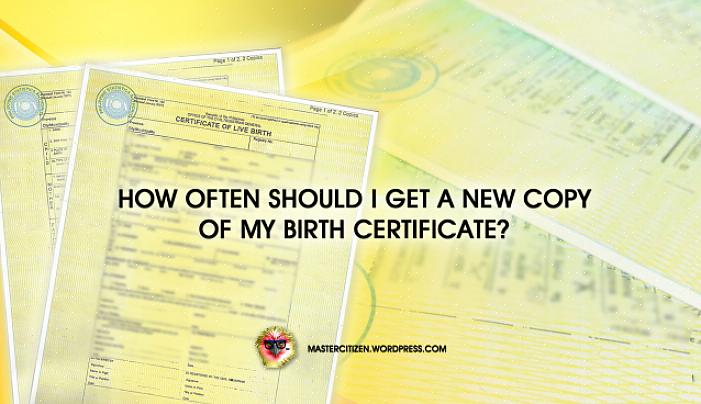 O Departamento de Saúde do local onde você nasceu pode precisar de alguns documentos de identidade válidos