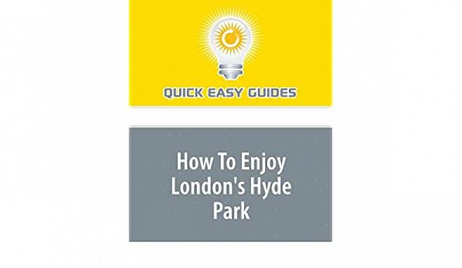 Hyde Park é um dos maiores parques de Londres