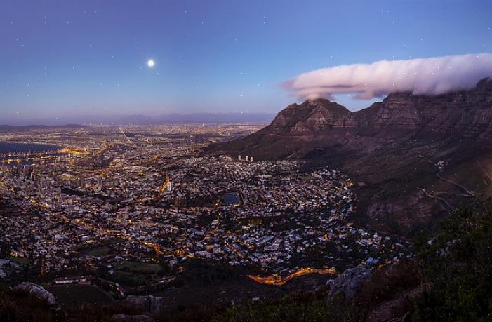 A Cidade do Cabo na África do Sul são alguns dos lugares mais espetaculares para se visitar no mundo