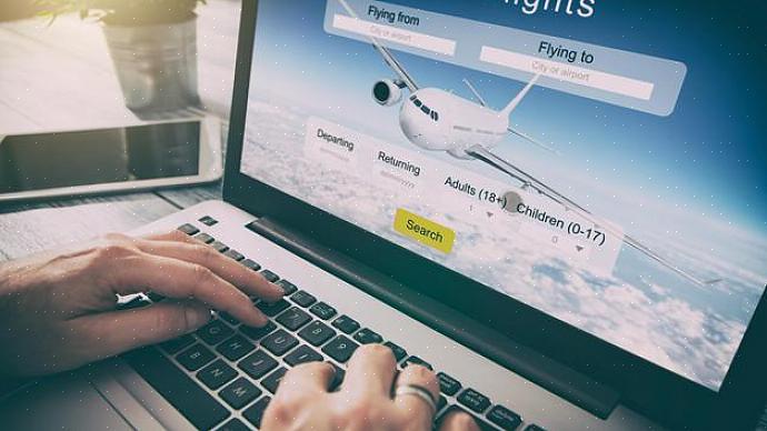 Siga este guia sobre como reservar viagens aéreas online