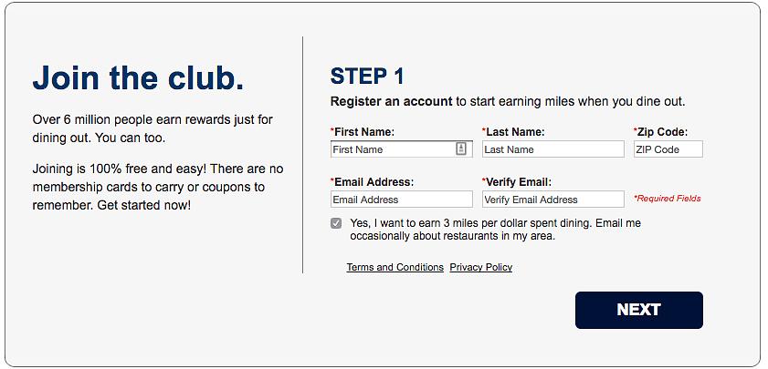 Seu programa de fidelidade de passageiro frequente