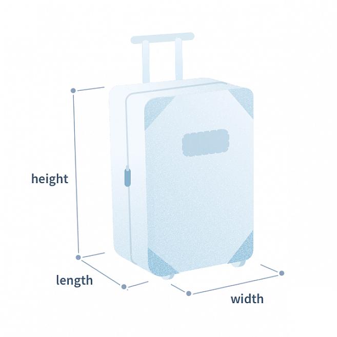 Verifique as tarifas de excesso de bagagem da companhia aérea com a qual você está viajando