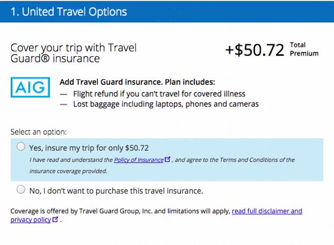 Você pode adquirir vários tipos diferentes de seguro de viagem