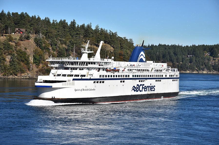 Alguns dos navios maiores da BC Ferries oferecem o Pacific Buffet