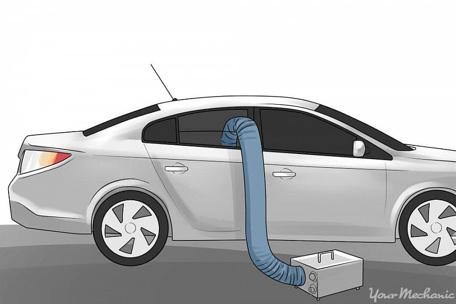 O gerador de ozônio esteriliza o carro