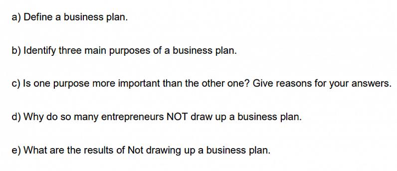Um plano de negócios é o roteiro que mostra o gráfico do negócio
