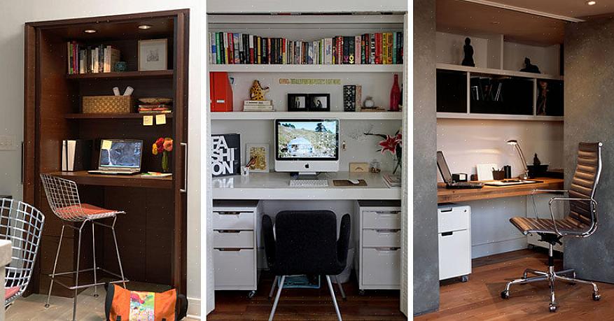 Como você só tem um armário para um espaço de escritório