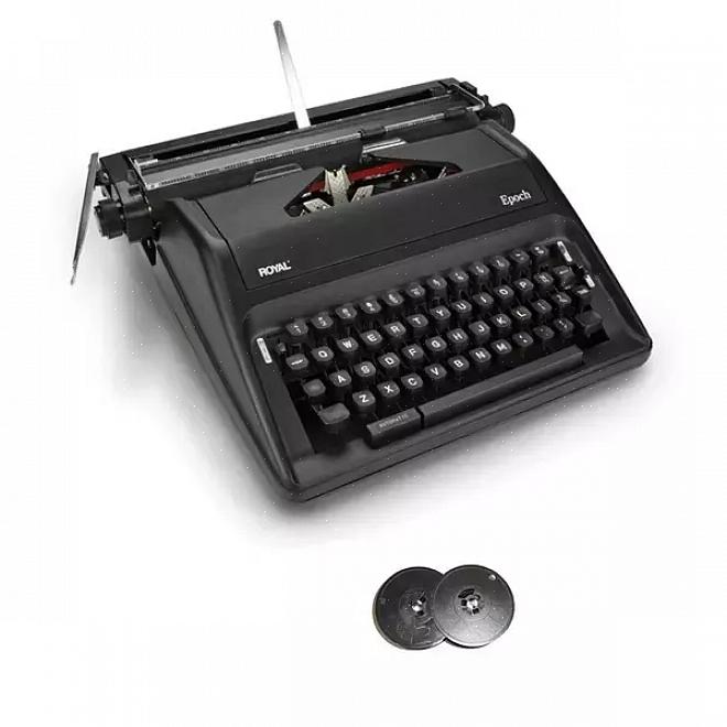 Existem também máquinas de escrever recondicionadas que você pode comprar em muitas casas de leilão online