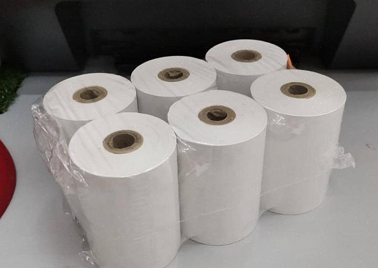 Também pode visitar as lojas locais para comprar papel em rolo de caixa