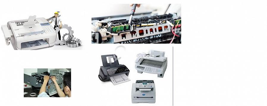 Os aparelhos de fax térmico possuem uma impressora de fax térmico cujos componentes de aquecimento imprimem