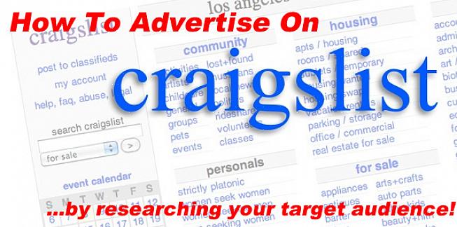 Aqui estão as etapas para começar a anunciar no site de anúncios classificados Craigslist