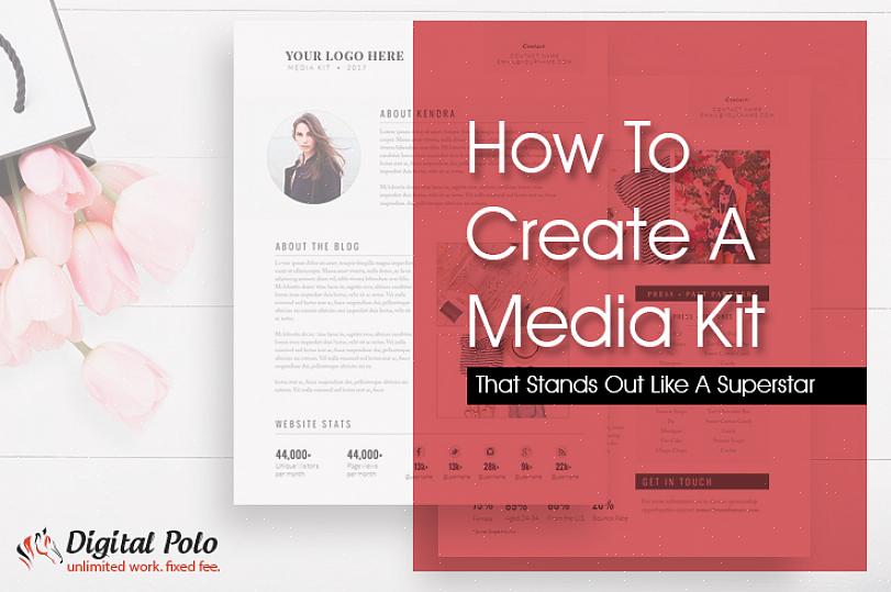 Os kits de mídia precisam de energia criativa de marketing profissional para desenvolver o conteúdo