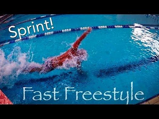 Isso permitirá que você saiba se sua primeira tentativa de nadar mais rápido na braçada de estilo livre