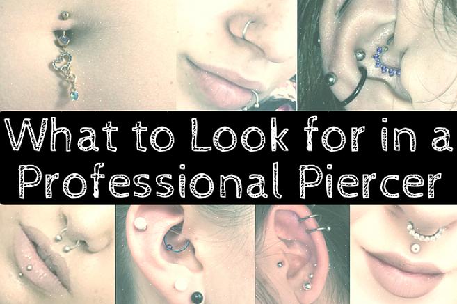 Leis de licenciamento para lojas de piercings