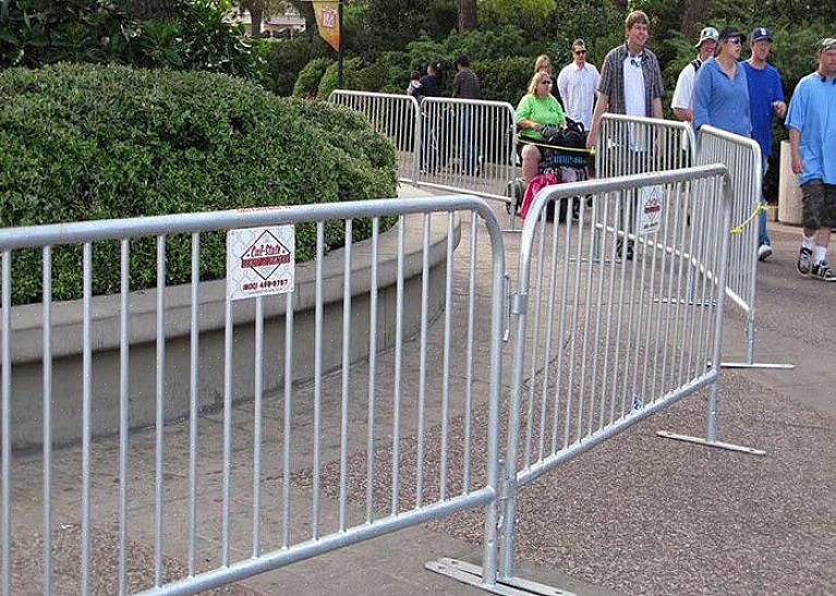 Aqui estão algumas dicas sobre como usar as barricadas de controle de multidão para sua melhor vantagem