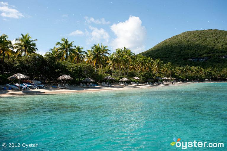 Situado nas Ilhas Virgens Britânicas está o famoso Little Dix Bay Resort