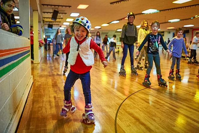 Para iniciar uma pista de patinação