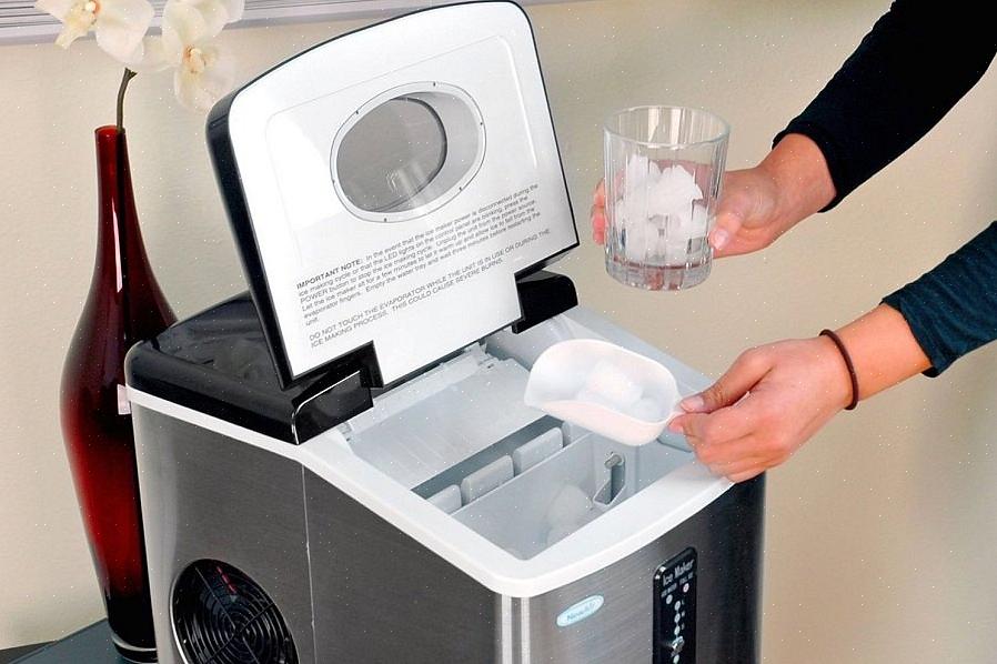 Esta máquina de gelo é melhor usada para fins comerciais