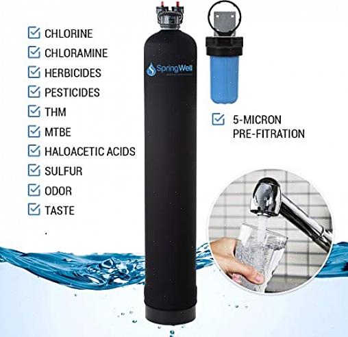 A resposta comum para o problema da água potável é um purificador ou filtro de água
