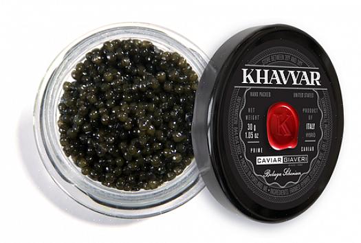 Alguns dos caviares que você pode comprar no site são Hackleback ou Paddlefish Black Caviar