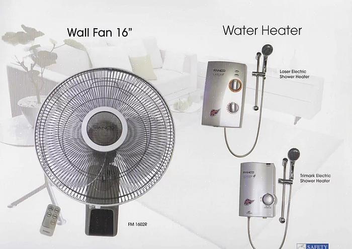 Os circuitos do seu ventilador de parede