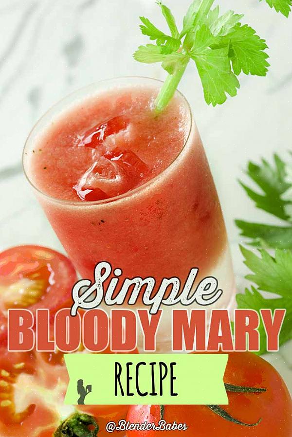 O Bloody Mary é essencialmente uma bebida picante