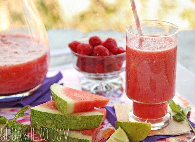 Se você não for consumir o suco de framboesa imediatamente